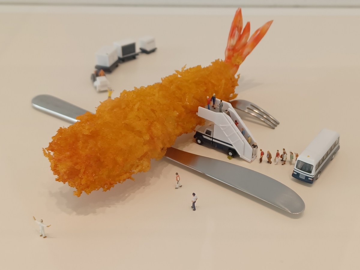 エビフライの飛行機!?の1枚目の画像