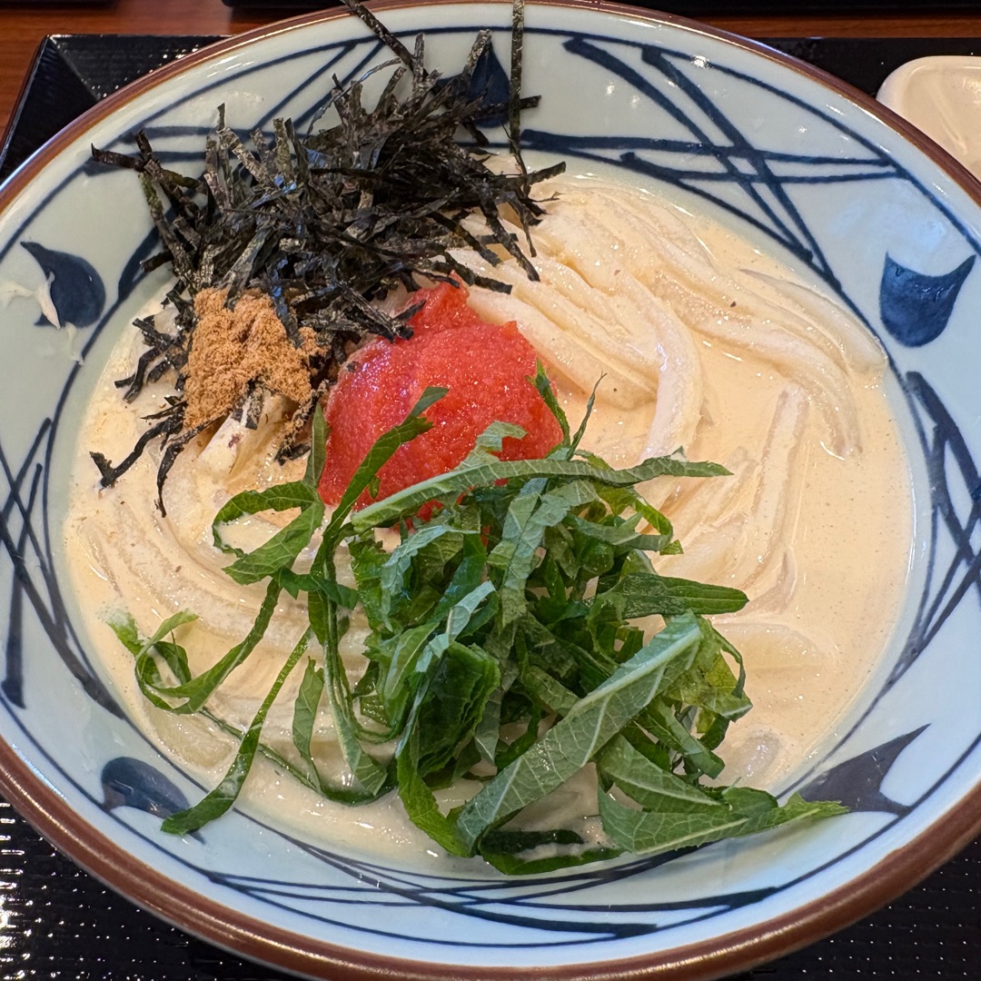 冷やし明太クリームうどん(並)の画像